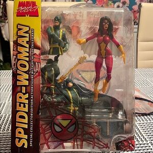 Marvel Spider-Woman Collector Set with Pink and Yellow